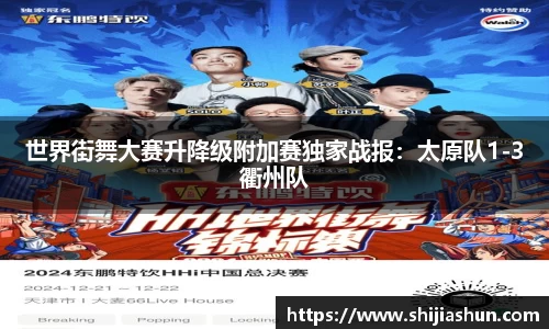 世界街舞大赛升降级附加赛独家战报：太原队1-3衢州队