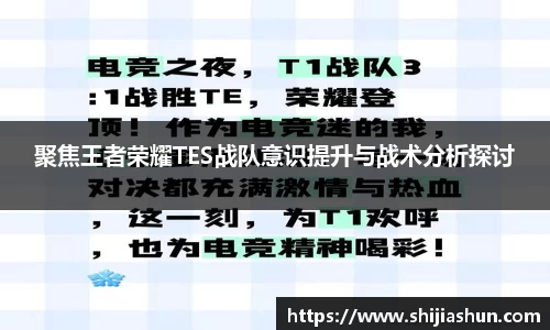 聚焦王者荣耀TES战队意识提升与战术分析探讨
