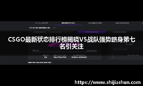 CSGO最新状态排行榜揭晓V5战队强势跻身第七名引关注